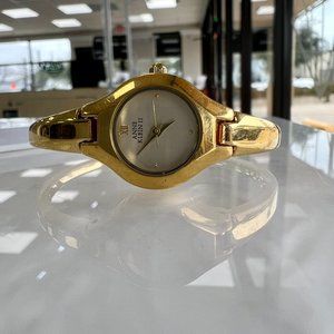 Anne Klein Bracelet Dial 10 4532-3 Gold Tone Watch.